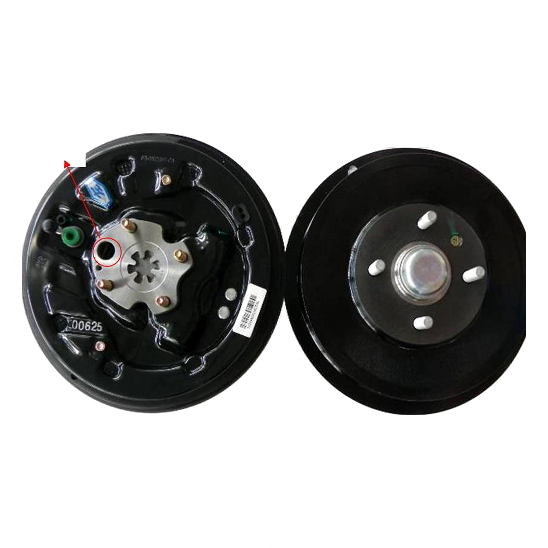 Rear Drum Brake Assembly (Left) for BYD All-New F3, OE 10033698-00, F3-3502010-C1 - EVParto