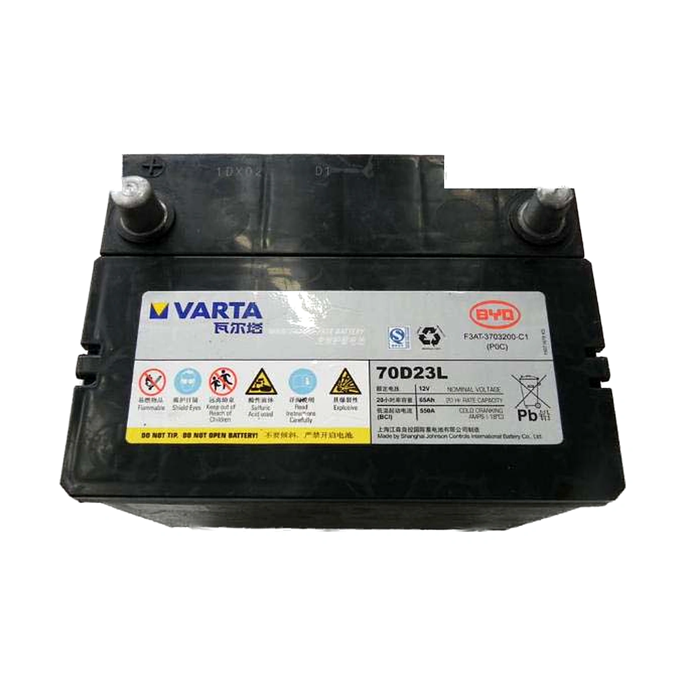 Conjunto de batería de 12 V para BYD F3, OE 10072164-00, F3AT-3703010-C1 - EVParto