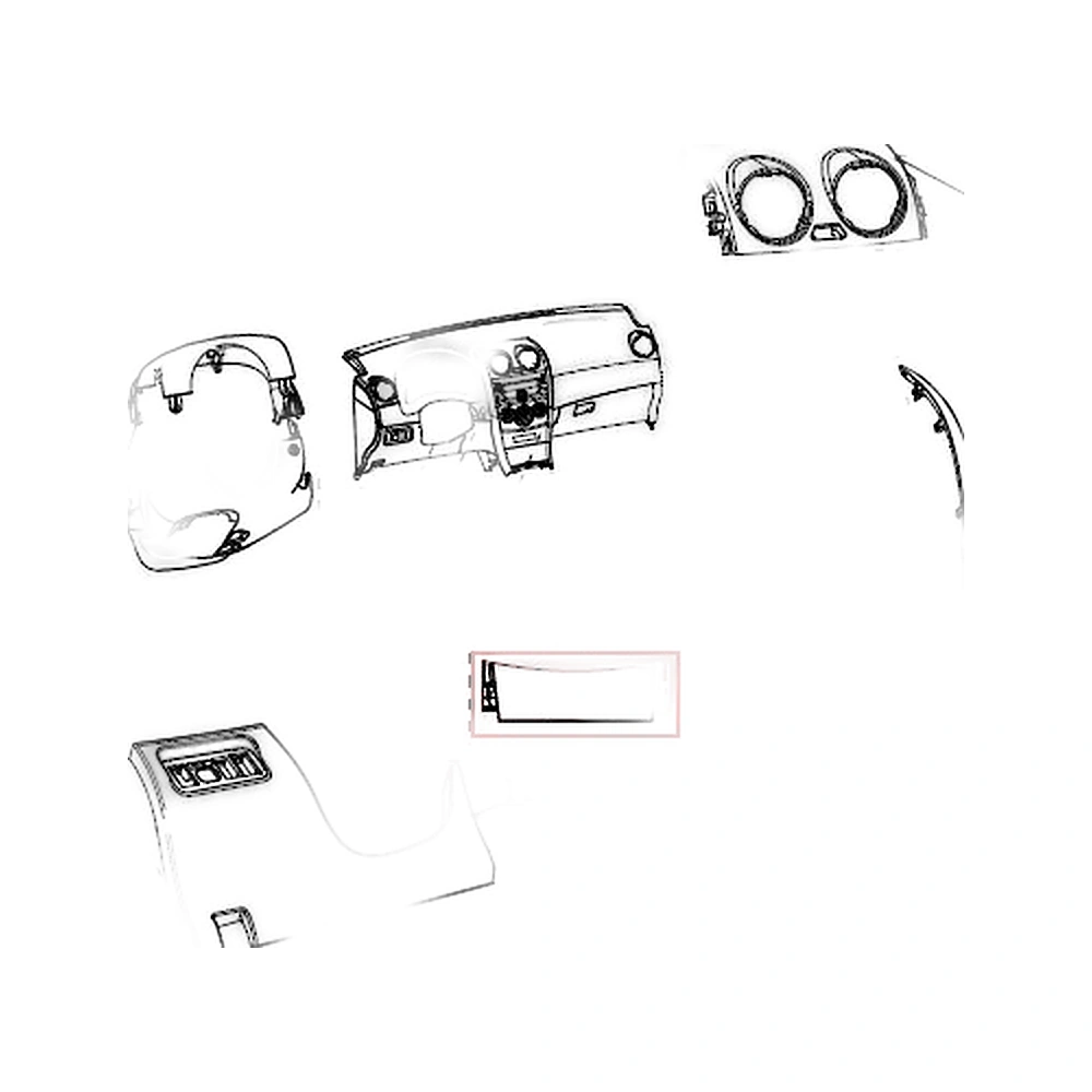 Panel indicador del cinturón de seguridad para BYD G3, OE 10124009-00, G3-5306815-00S2 - EVParto