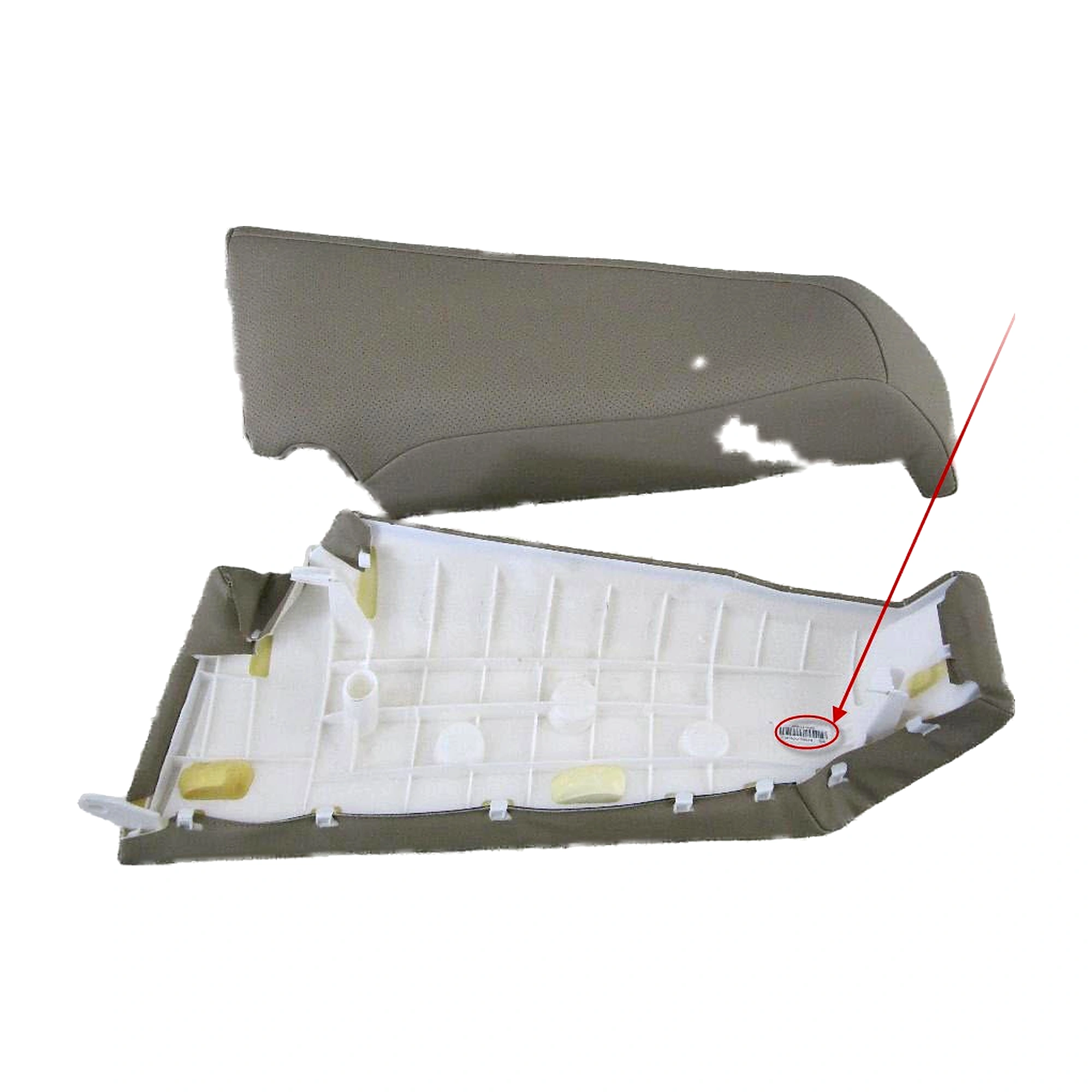 Reposabrazos del asiento trasero completo (derecho) para BYD F6, OE 10132304-00, EG-7006020 - EVParto